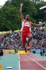 Alyn Camara in the long jump, 2012 Samsung Diamond League, Crystal Palace, London.